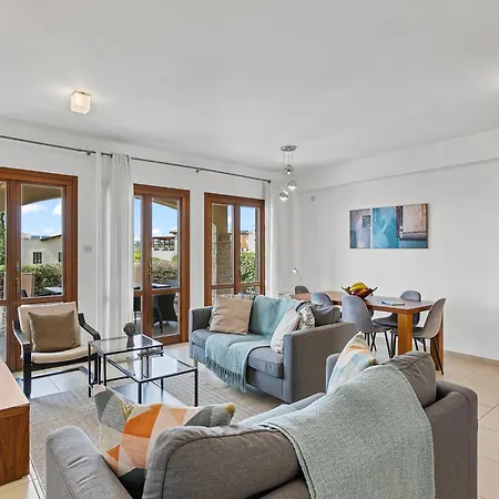 Apartment Ground Floor Anthos With Beautiful Sea Views On Aphrodite Hills Kouklia