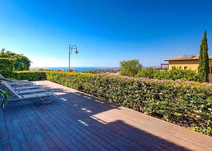 Lägenhet Ground Floor Anthos With Beautiful Sea Views On Aphrodite Hills