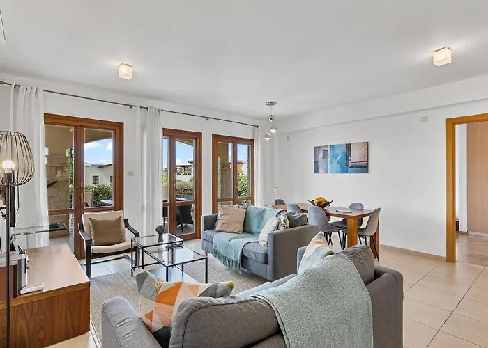 Lägenhet Ground Floor Anthos With Beautiful Sea Views On Aphrodite Hills Kouklia